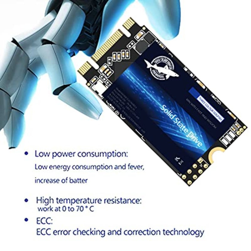 SATA III 256GB DOGFISH 2242 محرك أقراص الحالة الصلبة الداخلي عالي السرعة SSD لأجهزة الكمبيوتر المحمول والكمبيوتر الشخصي - Image 3