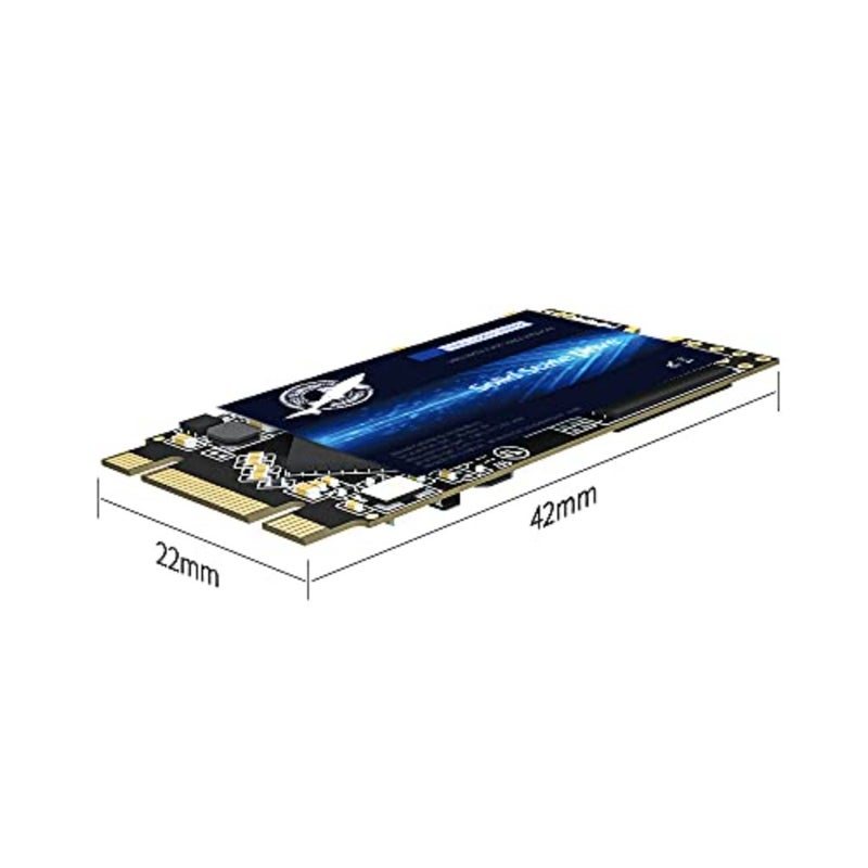 SATA III 256GB DOGFISH 2242 محرك أقراص الحالة الصلبة الداخلي عالي السرعة SSD لأجهزة الكمبيوتر المحمول والكمبيوتر الشخصي - Image 2