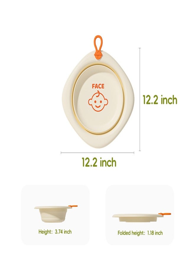 Bellglee 3-Pack Collapsible Wash Basin Set, Portable Foldable Plastic Basins for Baby Bottles, Kids, Camping, Travel, and Laundry - Image 5