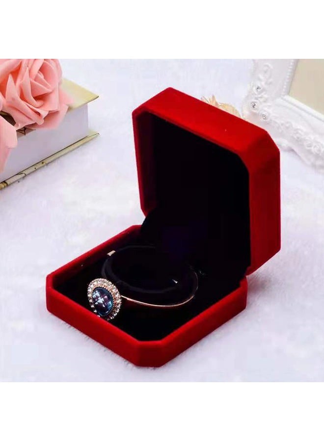 FAYADA Long Velvet Chain Necklace Gift Box, red Bracelet Storage Case, Jewellry Display Box for Wedding, Engagement,Proposal, Birthday and Anniversary - Image 3
