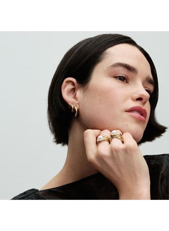 باندورا أقراط دائرية مفتوحة - Image 2