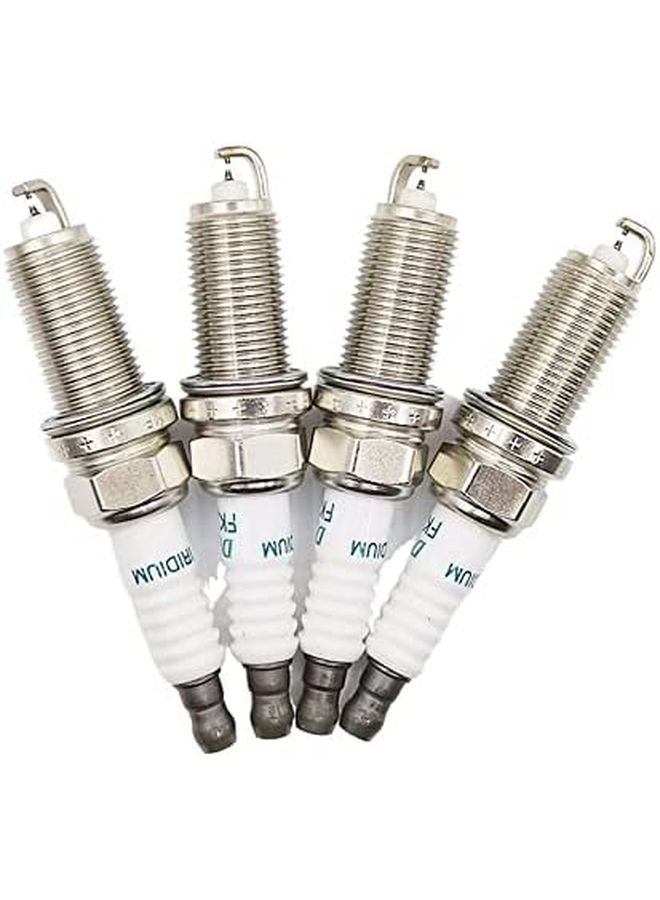 شمعة إيريديوم FK20HR11 4 قطع متوافقة مع تويوتا كامري هايلاندر RAV4 لكزس V6 3.5 لتر - Image 2