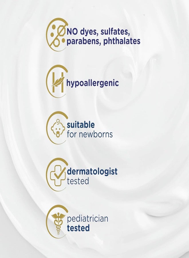 Dove حزمة لوشن دوف للأطفال للعناية بالبشرة الحساسة - لوشن وجه وجسم فائق اللطف للمواليد والرضع، 2 عطر خالي من الحساسية، 1 بدون عطر، 13 أونصة لكل منهما - Image 5