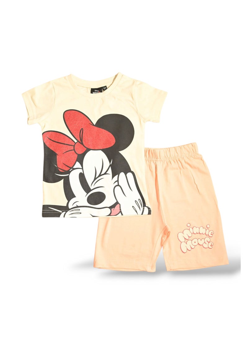 MINNIE MOUSE - GIRLS SHORT SET - Image 1