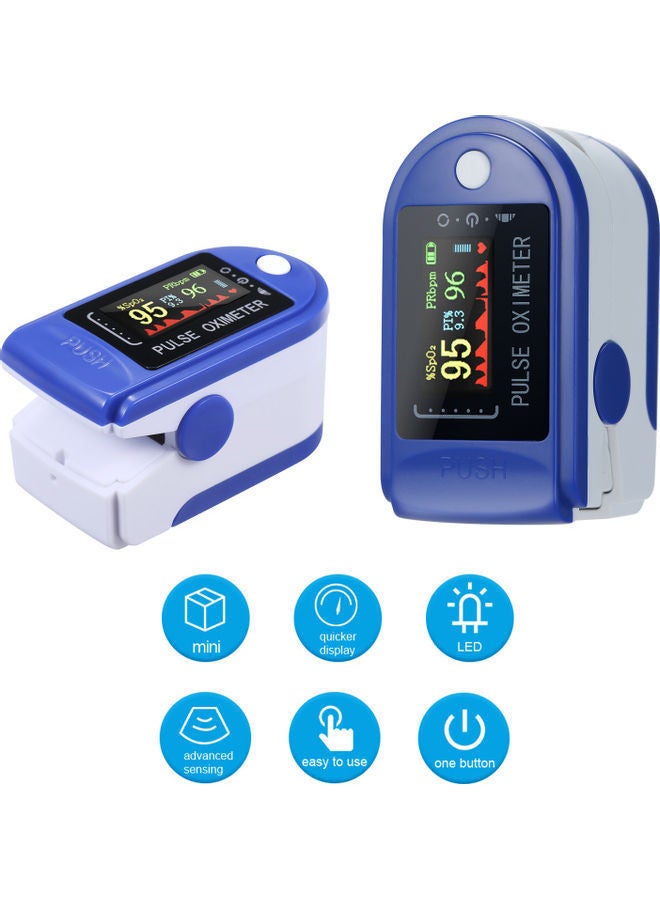 NIBEMINENT Mini Finger Pulse Oximeter With Silicone Case - Image 4