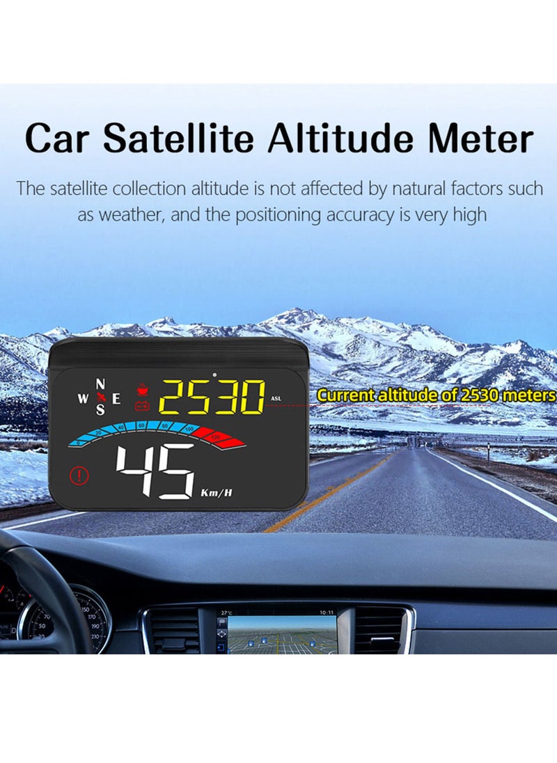 شاشة HUD للسيارة، جهاز عرض على الزجاج الأمامي، نظام تحديد المواقع العالمي (GPS).