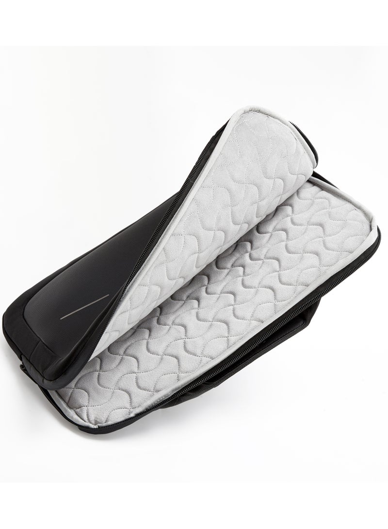 XD DESIGN 16" Laptop Bag | 360 ̊ Impact Protection Lightweight Bag, Water Repellant, Waterproof Zipper, Dual Foam Padding, for Apple MacBook Pro 16" and similar size Laptops - Black - Image 3