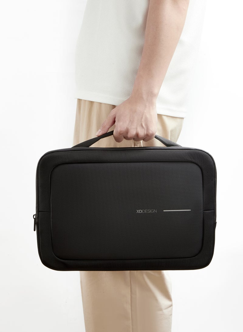 XD DESIGN 16" Laptop Bag | 360 ̊ Impact Protection Lightweight Bag, Water Repellant, Waterproof Zipper, Dual Foam Padding, for Apple MacBook Pro 16" and similar size Laptops - Black - Image 4