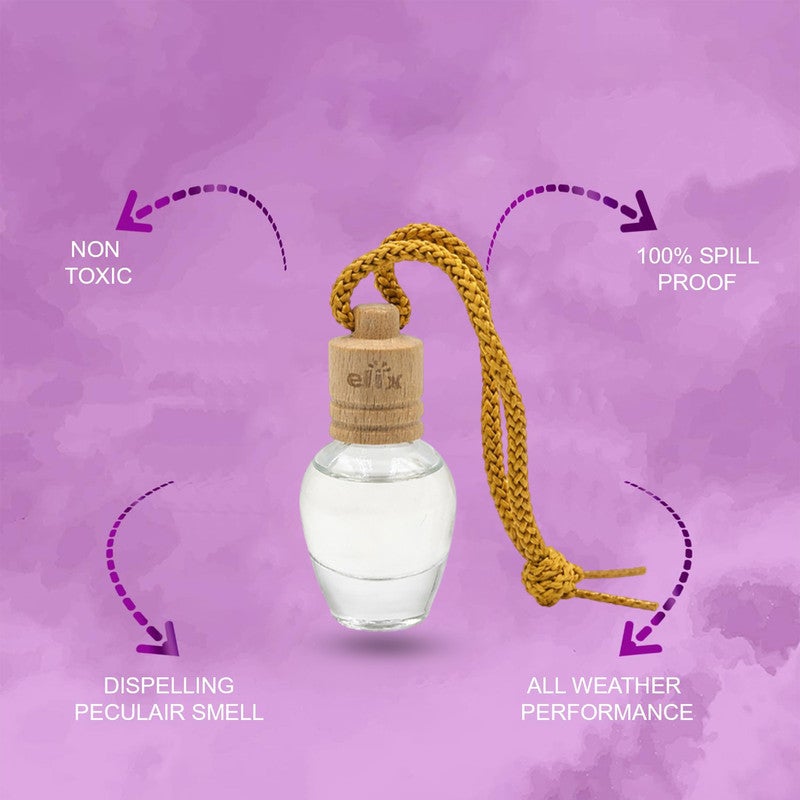 معطر جو معلق للسيارة برائحة الكرز، زجاجة معطرة، عطر سائل يدوم طويلاً، غير سام وخالٍ من الكحول، غطاء خشبي مانع للتسرب، مزيل للروائح في السيارة والمنزل والمكتب وغرفة النوم، معطر داخلي مناسب لجميع الفصول. - Image 4