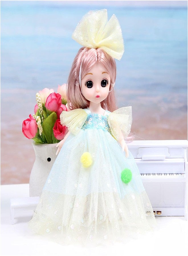 TNDCKP 4 Pcs 6 Inch Princess Girl Mini Dolls, Small Princess Dolls, Little Girl Miniature for 3+ Year Old Girls - Image 5