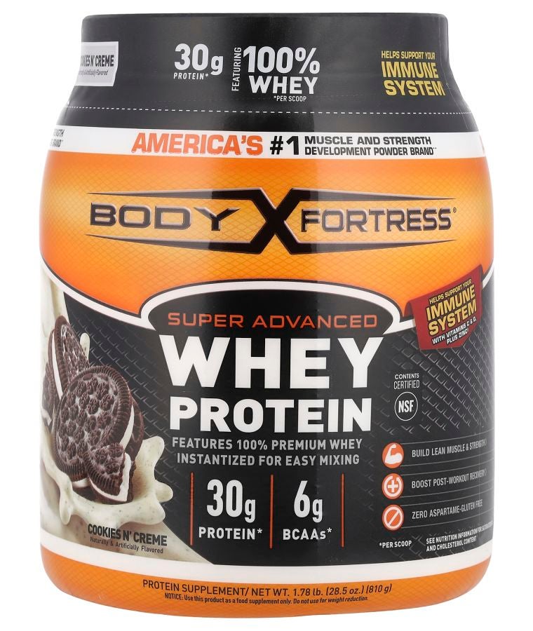 Body Fortress Super Advanced Whey Protein Cookies N' Creme  1.78 lb (810 g)