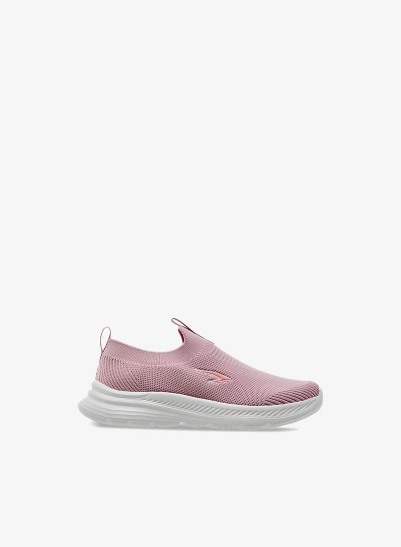 Dash Girls Textured Slip-On Sneakers with Pull Tab - Image 1