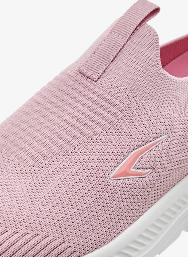 Dash Girls Textured Slip-On Sneakers with Pull Tab