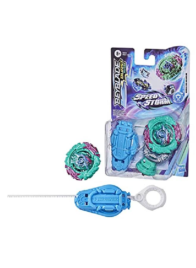 BeyBlade Burst Surge Speedstorm World Evo Helios H6 Spinning Top Starter Pack Attack Type Battling Game Top With Launcher Toy For Kids - Image 5