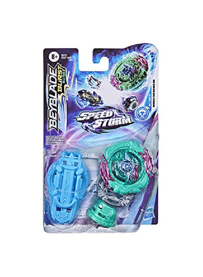 BeyBlade Burst Surge Speedstorm World Evo Helios H6 Spinning Top Starter Pack Attack Type Battling Game Top With Launcher Toy For Kids - Image 2