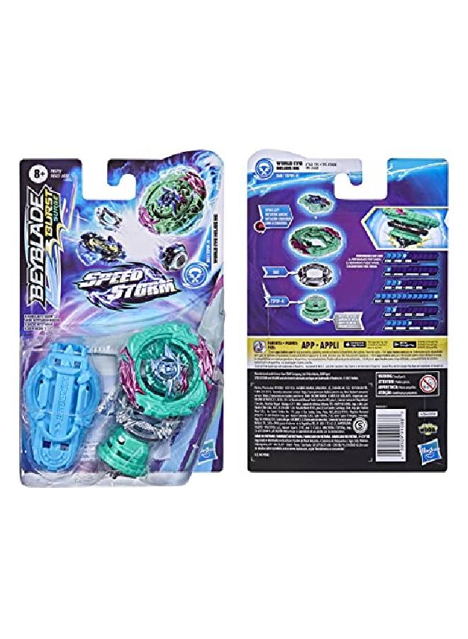 BeyBlade Burst Surge Speedstorm World Evo Helios H6 Spinning Top Starter Pack Attack Type Battling Game Top With Launcher Toy For Kids - Image 4