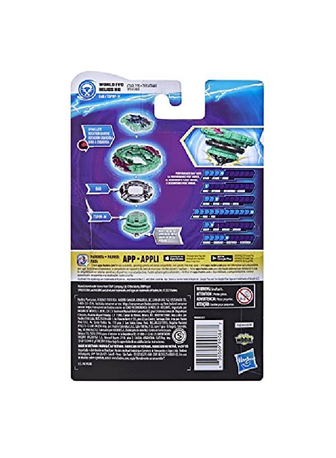 BeyBlade Burst Surge Speedstorm World Evo Helios H6 Spinning Top Starter Pack Attack Type Battling Game Top With Launcher Toy For Kids - Image 3