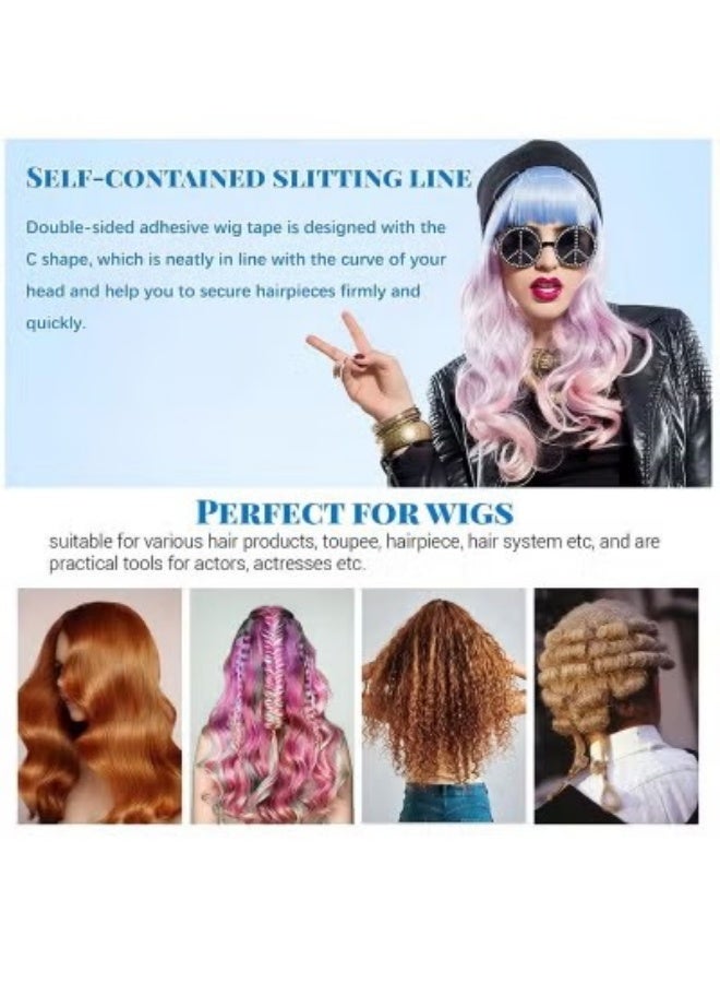 Walker Tape ,Double-sided Hair Extensions Tape, Wig Fixed Waterproof Tape for Scalp Hair Extensions Wig Tape Lace front Tape,Strip Adhesive Waterproof Tape - Image 5