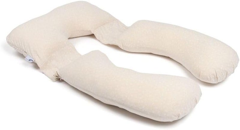 Doomoo Maxxy Pregnancy Pillow – Multi-Functional Maternity Support Cushion, Mini Flowers Sand - Image 1
