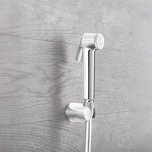 Grohe Tempesta-F Trigger Spray With Flexible Twistfree Hose Pipe And Holder | Health Faucet With 1000mm Hose Pipe | Jet Spray For Toilet With Powerful Cleaning | Starlight Chrome Finish | 26352000 - Image 3