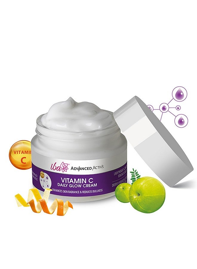 Iba Advanced Activs Vitamin C Daily Glow Cream, 50 G With Hyaluronic Acid For Enhances Skin Radiance And Reduces Dullness - Image 1