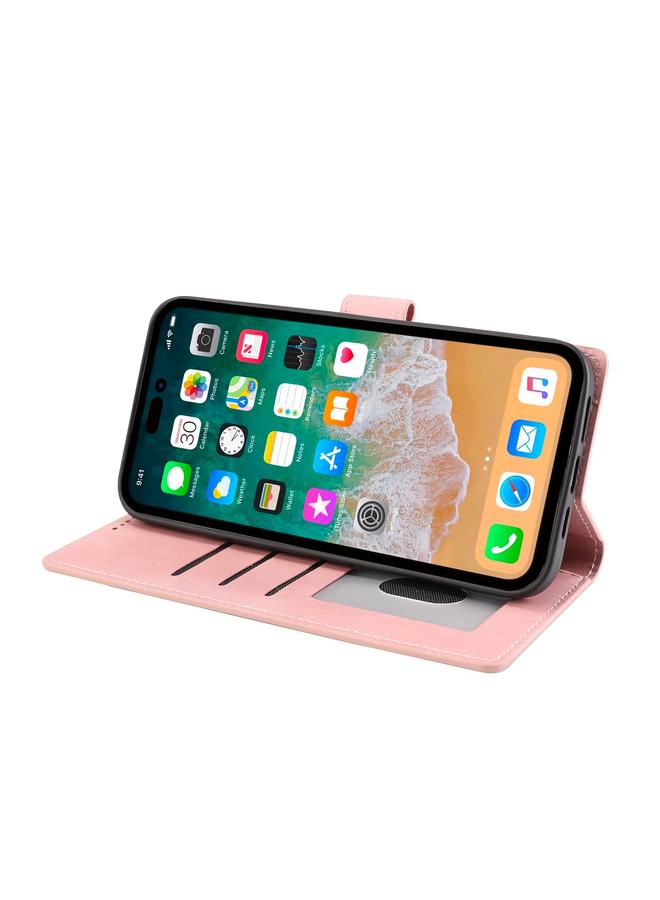 S-TOP Case For iPhone 14 Pro Max Fantasy Classic Skin-feel Calfskin Texture Leather Case - Image 4