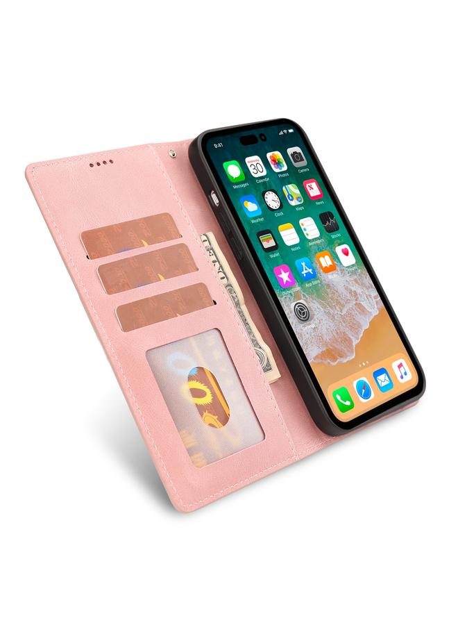 S-TOP Case For iPhone 14 Pro Max Fantasy Classic Skin-feel Calfskin Texture Leather Case - Image 3