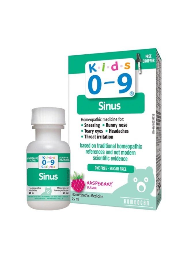 Kids 0-9 Sinus Relief Drops 25ml | Gentle Sinus & Nasal Congestion Relief for Infants