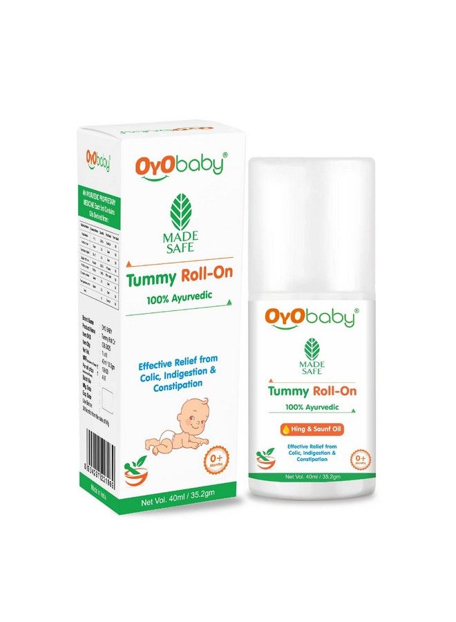 OYO BABY Easy Tummy Rollon For Baby Quick Relief From Colic & Gas Constipation & Indigestion ; Hing & Saunf ; For 0 To 1 Year; 100% Ayurvedic40 Ml - Image 2