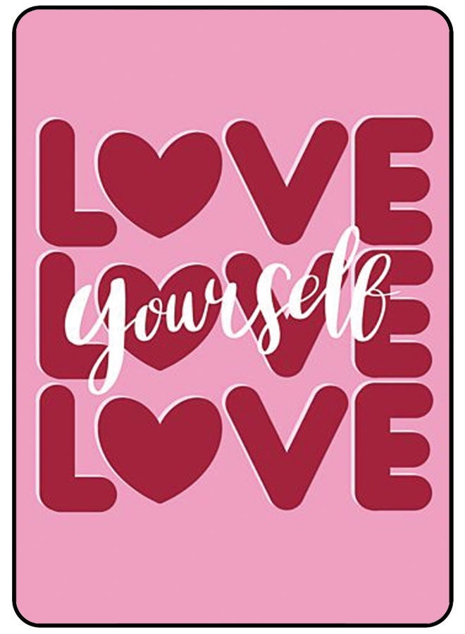 AMINA ALSHEBLI Protective Case Cover For Samsung Galaxy Tab S8 Plus 12.4 Inch Love Yourself - Image 1