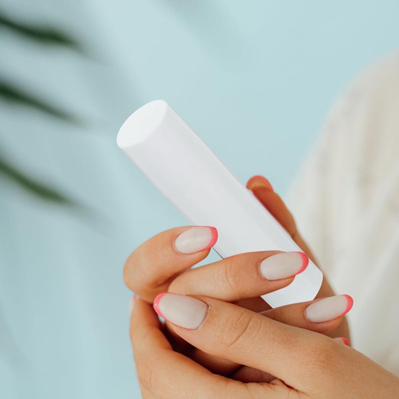 50Pcs Lip Balm Tubes with Caps Transparent Lipstick Container for DIY Lip Balm Easy Push Wheel Mechanism for Moisturizing and Chapped Lips White Tubes and Caps - Image 3