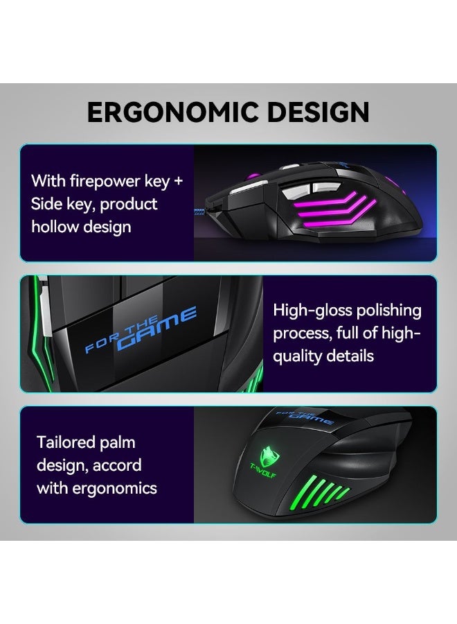 T-WOLF M1 Gaming Mouse - Image 3