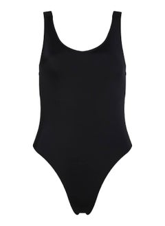 CALVIN KLEIN Women's Scoop Back Swimming Suit  - Nylon, Black  - Image 2