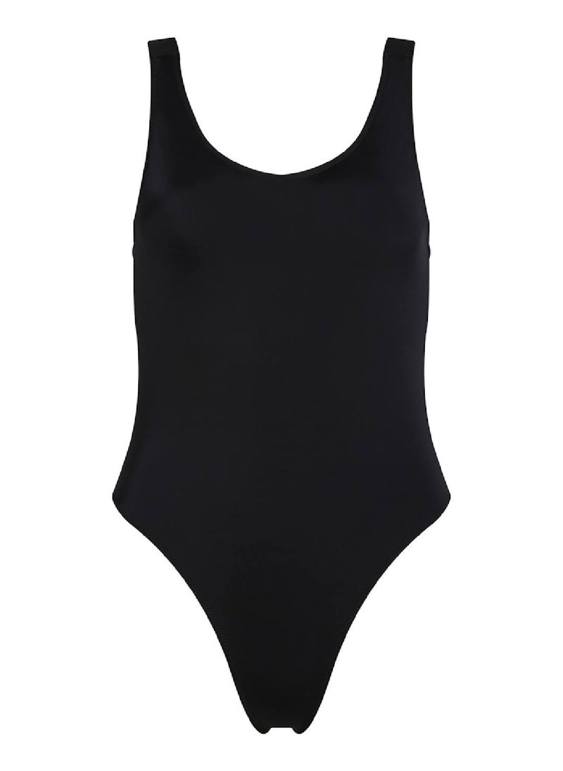 CALVIN KLEIN Women's Scoop Back Swimming Suit  - Nylon, Black  - Image 2