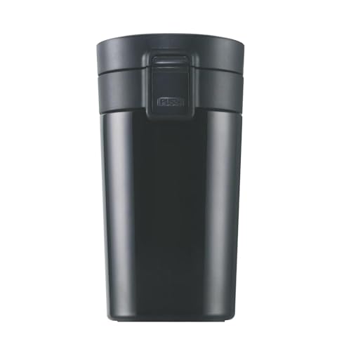 Sulfar Hydra Vacuum Insulated 300 ml Coffeemate Stainless Steel Travel Mug Spill Proof (Black) - Image 1