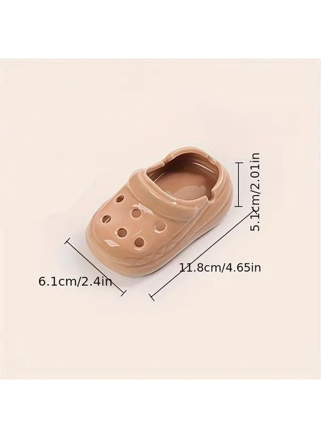 Heat Resistant Shoe Shaped Ashtray With Lid Random Color - Image 3
