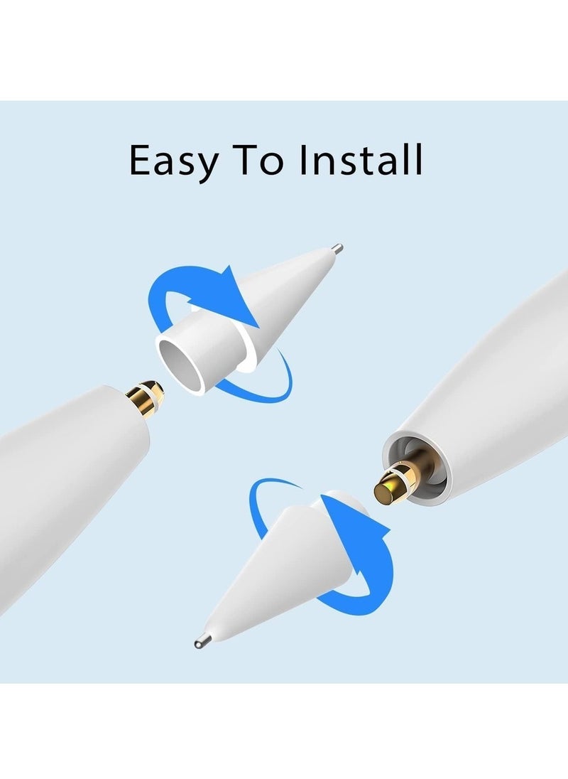 Generic - 2-Pack Pencil Tips For Apple Pencil No Wear Out Fine Point Precise Control Pencil Replacement Nibs Compatible With Apple Pencil 1st Gen And 2nd Gen/iPad Pro - Image 1