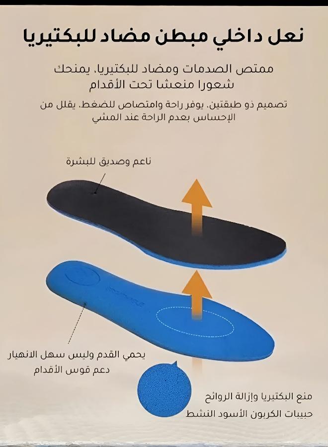 صنادل نسائية بكعب منخفض وتصميم مغلق من الأمام بأسلوب فرنسي - Image 3