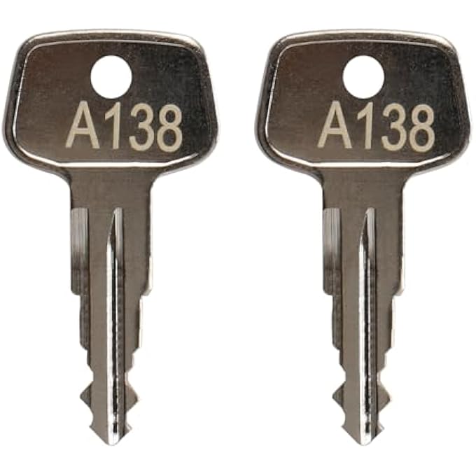rayihni A138 Replacement Keys for Yakima SKS Ski,Cargo Box,Roof,Carrier Racks and Crossbars[2 Pack] - Image 2