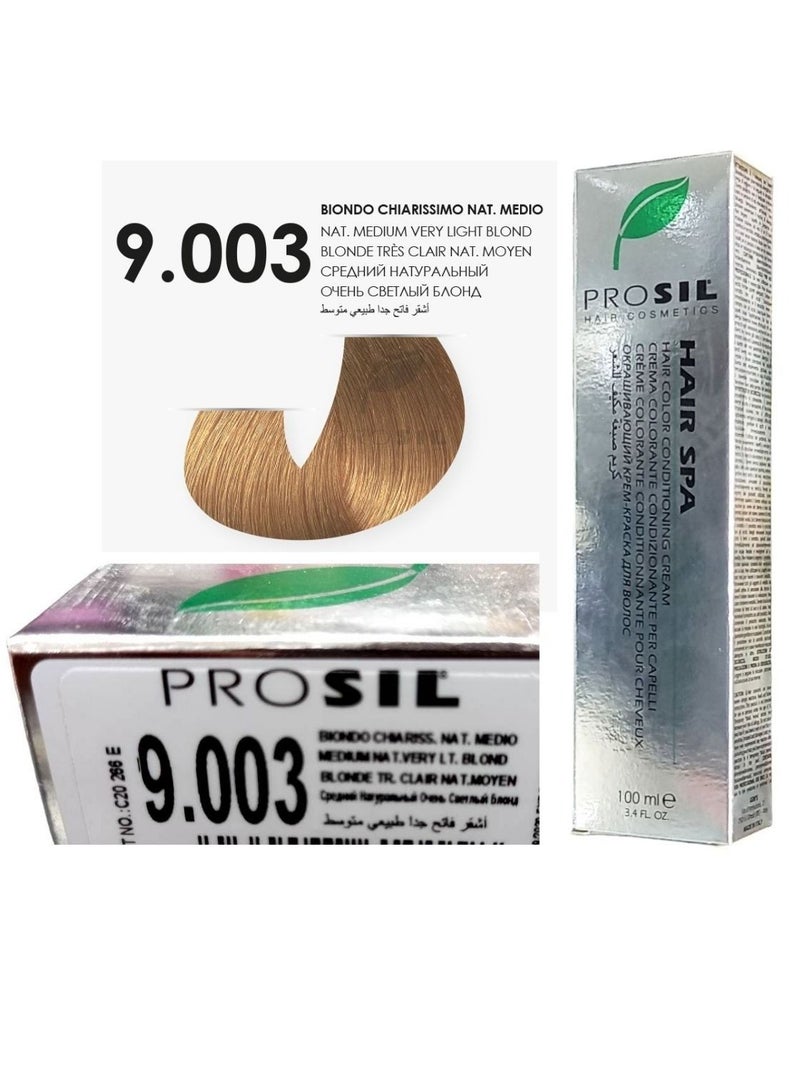 بروسيل صبغه شعر كريمي أشقر فاتح جدا طبيعي متوسط  رقم 9.003 - Image 1