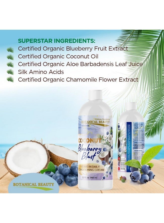 Botanical Beauty Blueberry Blast Leave-In Daily Conditioning Cream (32 Fl. Oz.) - Image 4