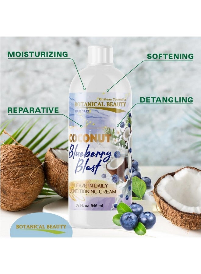 Botanical Beauty Blueberry Blast Leave-In Daily Conditioning Cream (32 Fl. Oz.) - Image 3