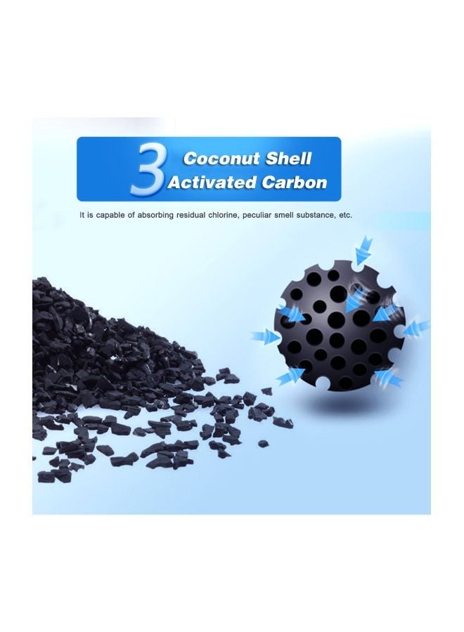 NIBEMINENT 4-Layer Water Pitcher Replacement Filter White 9.5x7.5centimeter - Image 2