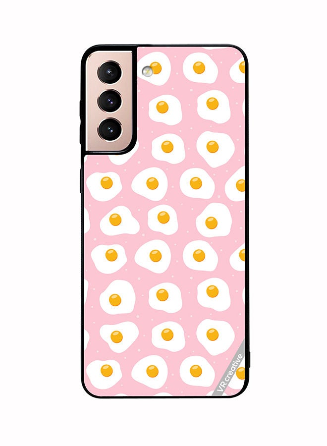 VR CREATIVE Protective Case Cover For Samsung Galaxy S21 Plus 5G Pattern Eggs Design Multicolour - Image 1