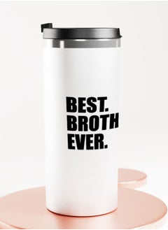LIT Silver Tumbler Best Brother Ever QuoteStainless Tumbler Best Brother Gift Family Gift Ideas  - Image 2