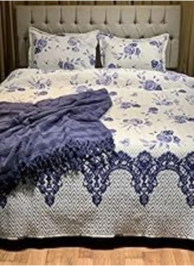 Family Bed Family Bed 191 Coverlet Set Cotton 2 pieces size 180 x 240 cm 