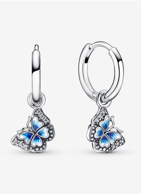 Pandora blue butterfly earrings