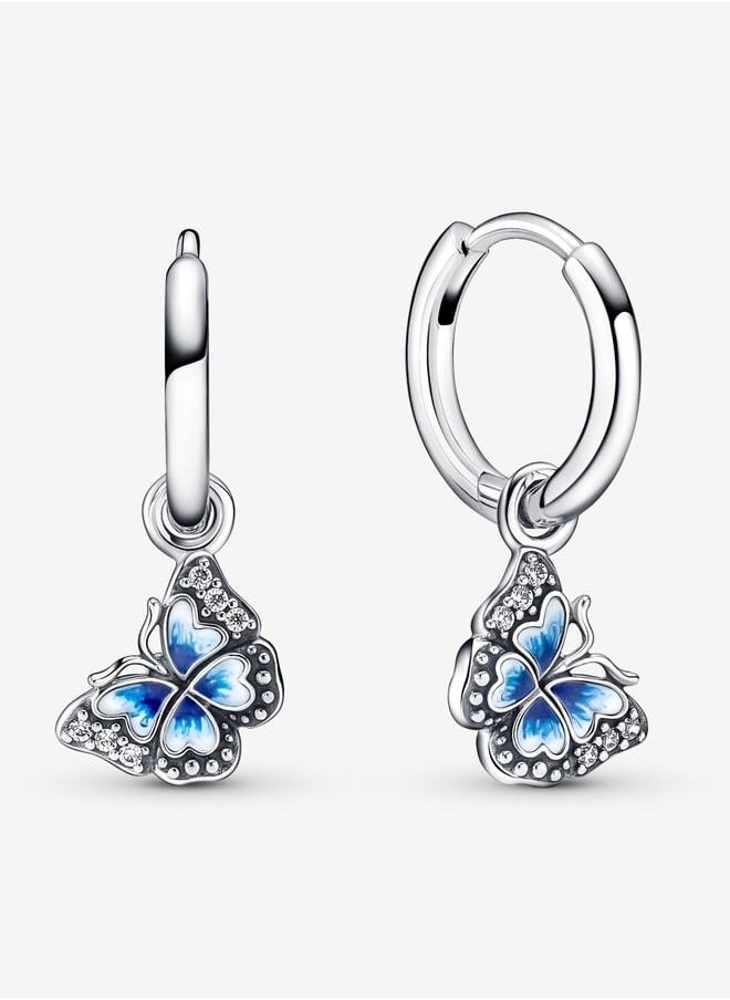 Pandora Violet - Pandora blue butterfly earrings - Image 1
