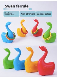 Generic Elephant Ring Kindergarten Children's Outdoor Toy Equipment Ring Sensory Training Equipment Game Ring Household Ring-Color:Colorful Ferrule +8 Ferrule Height 43CM  - Image 3