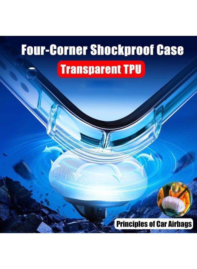 Muzz حافظة هاتف لهونر X9c سمارت، غطاء شفاف من TPU مع حماية عدسة الكاميرا، حماية من 4 زوايا - Image 3